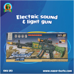 Electric sound & light gun
