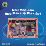 Nail Machine And Makeup Play Set