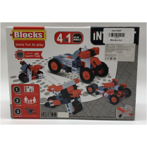 Blocks 4x1-Red