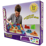Mould Sand Sculpts Castle Shapes