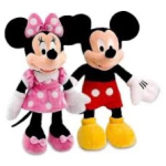 Mickey and Minnie Soft Toy 25 cm