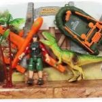 Orange AirCraft Dinosaur Play Set