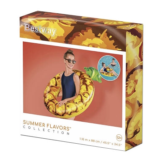 Pool Ring Pineapple Float Photo