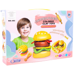 Hamburger Colored Clay Toy