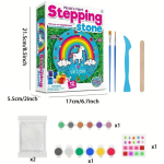 Mould And Paint Stepping Stone Unicorn