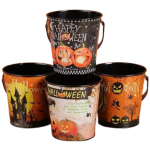 Halloween Small Bucket Metal