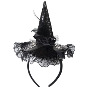 Halloween Witch Band Black