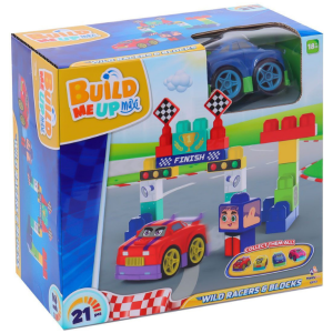 Build Me Up Maxi Wild Racers&Blocks 21 PCS
