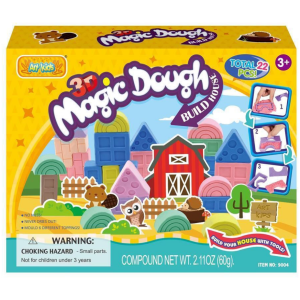 3D Magic Dough Build House 22PCS