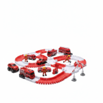 Fire Rail Car Rescue Track Variety of Modelling 119 PCS