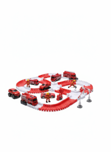 Fire Rail Car Rescue Track Variety of Modelling 119 PCS