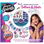 Sparkling Glitter Tattoos and Nails