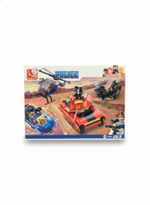 Police 4in1 Vehicles 460 PCS Lego