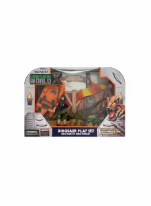 Dinosaur Park Dinosaur Play Set Orange Boat
