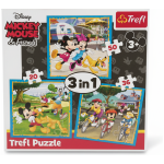 Disney Mickey Mouse And Friends 3 In1 Puzzle Trefl