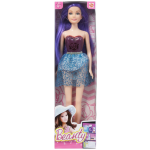 Beauty Fashion Doll with Purple Hair