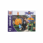 SEMBO BLOCK NIGHT MAGICAL Halloween Pumpkin Teahouse Building Set 605009