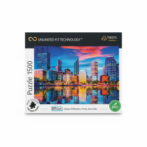 Trefl Prime Cityscape: Urban Reflection, Perth, Australia - 1500 Piece Puzzle