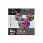 Disney Mickey Mouse Trefl Wood Craft ORIGIN Wooden Shaped Puzzle 500+5
