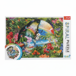Trefl Spiral Puzzle Nature - Toucan & Rainforest, 1040 Pieces