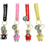 Starbucks Barista Bear Keychain Collection