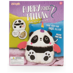 Sew-Star Furry Panda Pillow Kit