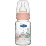 BabyTime-Glass-Feeding-Bottle-with-Silicone-Cherry-Nipple-125ml-0-6-Months_gallery_0