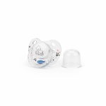 BabyTime Orthodontical Transparent Patterned Soother