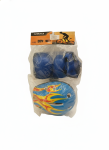 Helmet With Feet And Hand Protection-Blue