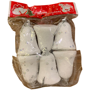 Christmas White Bells Tree Decoration