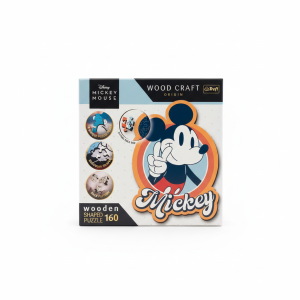 Disney Mickey Mouse Wood Craft Origin Shaped Wooden Puzzle - 160 Pieces