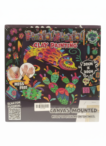 Clay Painting Canvas Mounted