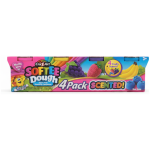 Cra-Z-Art Softee Dough Super Soft Modeling Compound 4 Pack Scented!