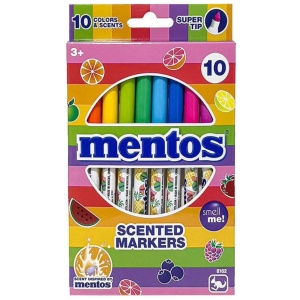 10 Scented Markers Mentos