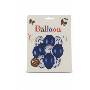 10 Pcs Mixed Design Party Balloons
