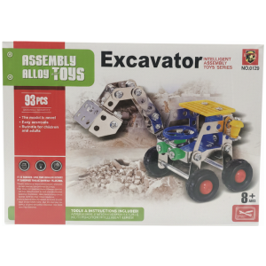 ASSEMBLY ALLOY TOYS Excavator Intelligent Assembly Toys Series