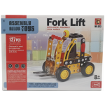 Assembly Alloy Toys Intelligent Assembly Fork Lift