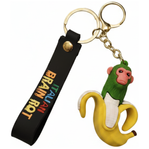 CHIMPANZINI BANANINI-Brain rot keychain