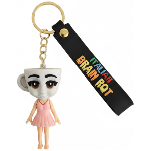 BALLERINA CAPPUCCINA -Brain Rot Keychain