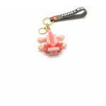 Minecraft Axolotl Keychain
