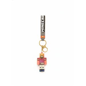 Minecraft Blocky Character Keychain