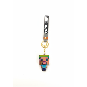 Minecraft Iridescent Steve Character Keychain
