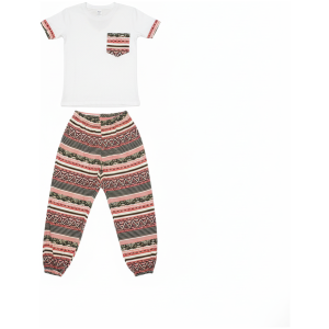 African boy-Print Lounge Wear Set