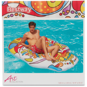 Bestway Art Collection Inflatable Lounge Float