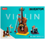 Inventor Violin Musical Instrument Shop 308Pcs Lego
