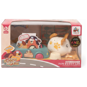 Doggy House Sound Activation Toy Fun Station Wagon Set Delicious Snacks