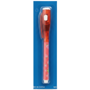 Invisible Ink Pen with UV Light (Strawberry Design)