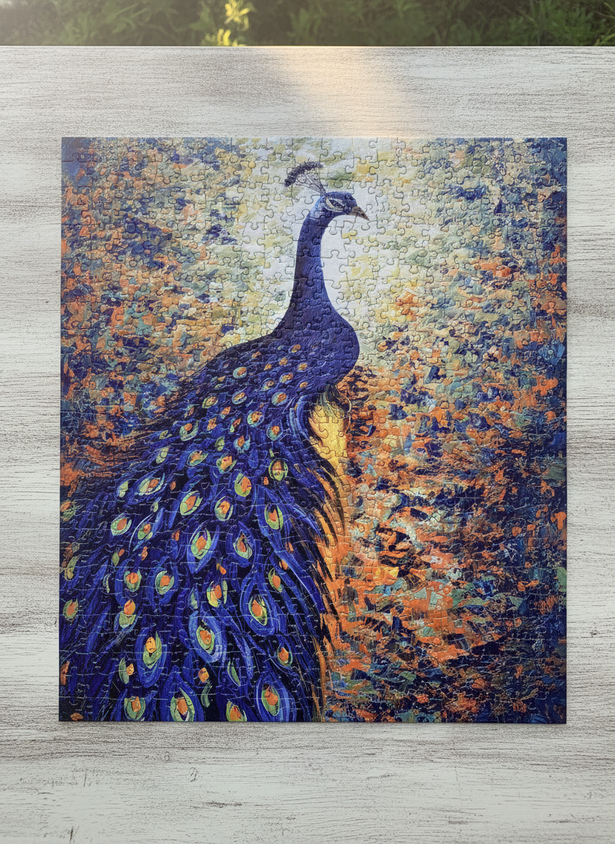 Jigsaw_Puzzle_-_Impressionistic_Peacock_gallery_1